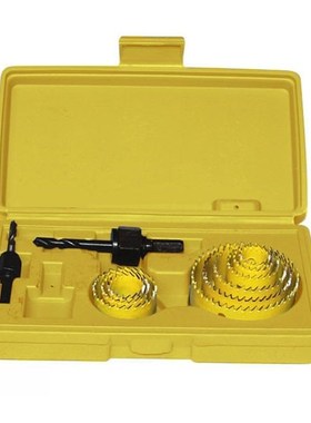 11pcs/set  Drill Bit Carbon Steel Hole Saws Wood Sheet Metal