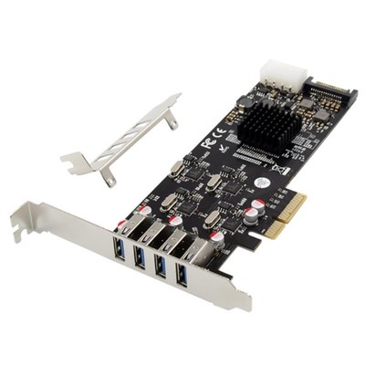 PCI-E X4 P17C9X2G 4-Port Industrial-Grade USB 3.0 Card Indus