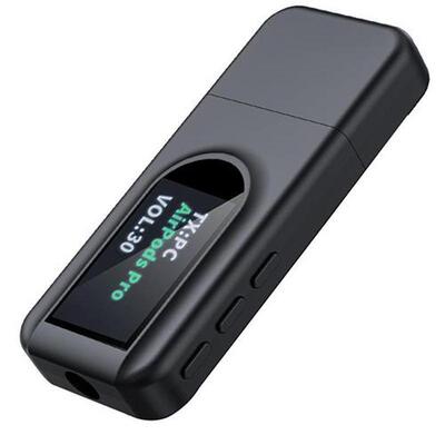 5.0 Bluetooth Transmitting and Receiving Two-in-One USB Blue