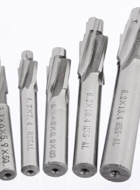 5Pcs HSS Counterbore End Mill M3-M8 Pilot Slotting Tool Mill