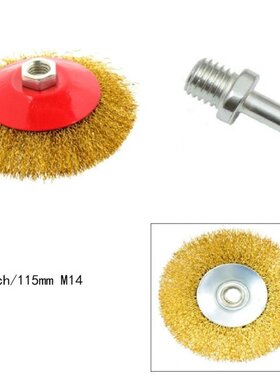 Copper Plating Crimped Wire Wheel Cup Brush Steel Wire Brush