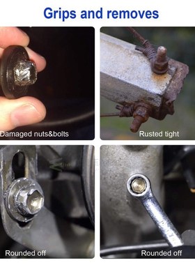 13Pcs Impact Damaged Bolt Nut Screw Remover Extractor Socket