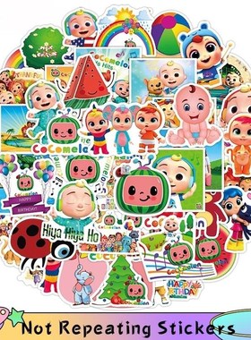 10/50pcs/lot Cartoon Cocomelon Enlightenment Nursery Rhymes