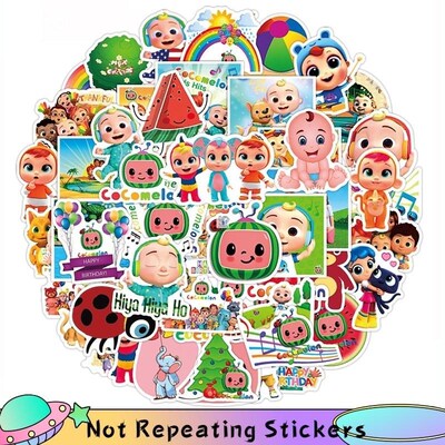 10/50pcs/lot Cartoon Cocomelon Enlightenment Nursery Rhymes