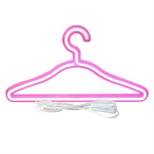 Neon Sign Clothes Hanger LED Light Clothing Hanger