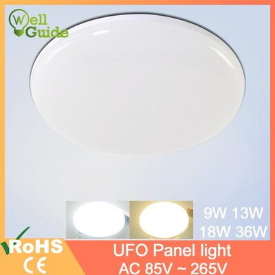 ceiling light 9W 13W 18W 36W LED Round Panel Light down ligh