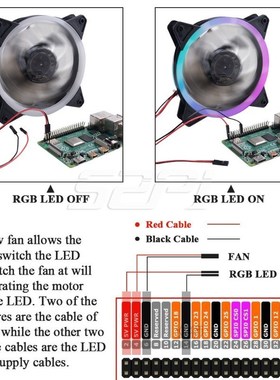 Rack Tower 4 Layer Acrylic Cluster Case Large Cooling Fan LE