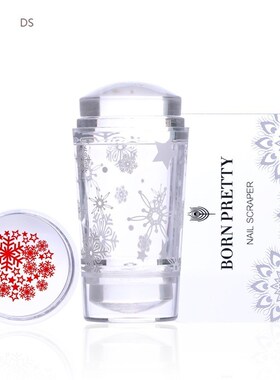 BORN PRETTY Nail Art Templates Clear Jelly Silicone Stamper