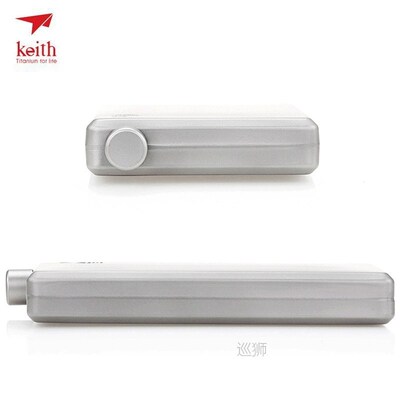 200ml  Pure Titanium Hip Flask Flagon Sport Bottle PortableO