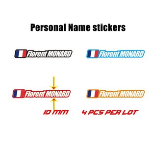 Logo name mtb bike stickers custom personality frame sticker