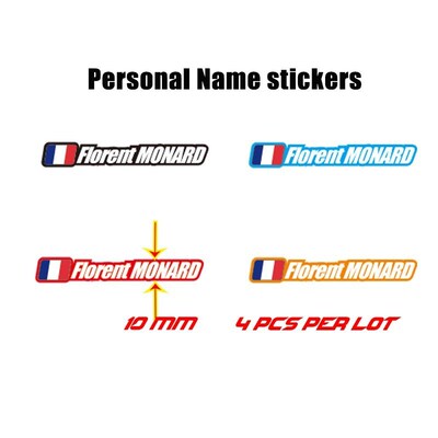 Logo name mtb bike stickers custom personality frame sticker