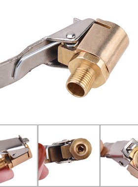 Car Truck s Air Pump Chuck Tyre Valve 8mm Pump Valve    Clam