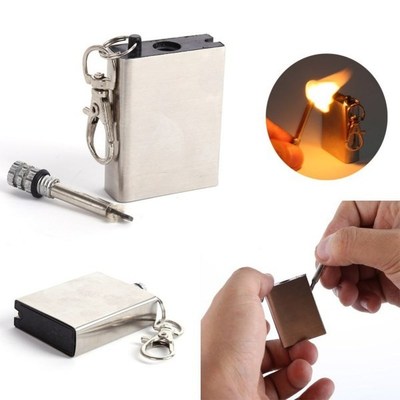 Metal match Fire starter tool flint stone lighter gas Cigar