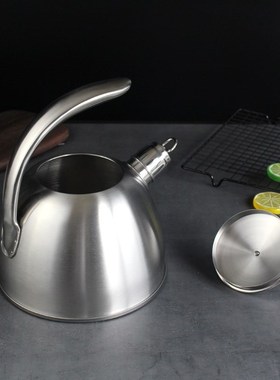 3L Steel Boil Water Kettle 304 Whistle Will Capacity Boiling