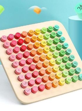 Mathematics 9x9 Multiplication Board Table Math Toy