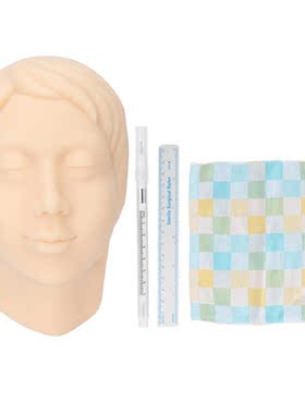 Silicone Head Model Simulation Soft Silicone Mannequin High