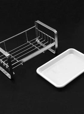 2X Sponge Holder, Sponge And Soap Holder For Kitchen Sink, 3