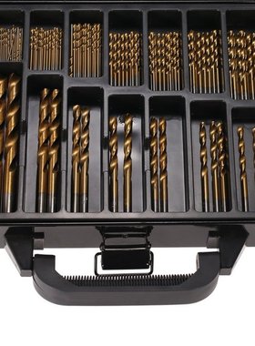 99pcs Twist Drill HSS Titanium Coated Twist Drill Bit Set 1.