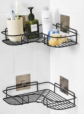 Organizer Rack Bathroom-Accessories Metal Shelf Wall-Storage