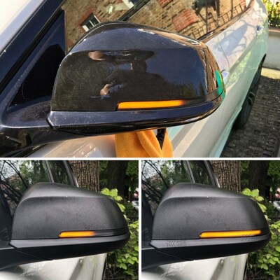 LED Dynamic Turn Signal Side Mirror Sequential Light Lamp Fo