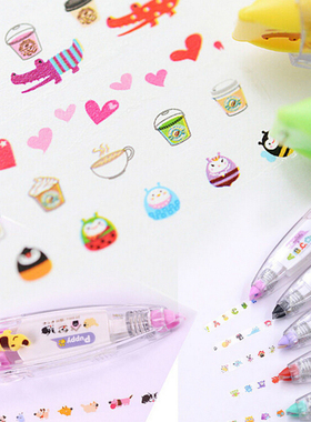 1Pc Cute Novelty Decorative Correction Tape office