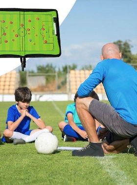 Folding Football Coaching Board Strategy Board Training Aid