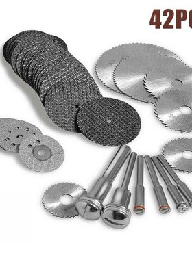 42Pcs Diamond Cutting Disc Metal Wood Ceramic Sanding Wheel