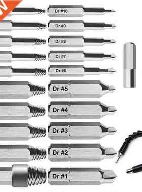 23 Pcs Daed Screw Extractor Set for Broken Screw or Bolt, Br
