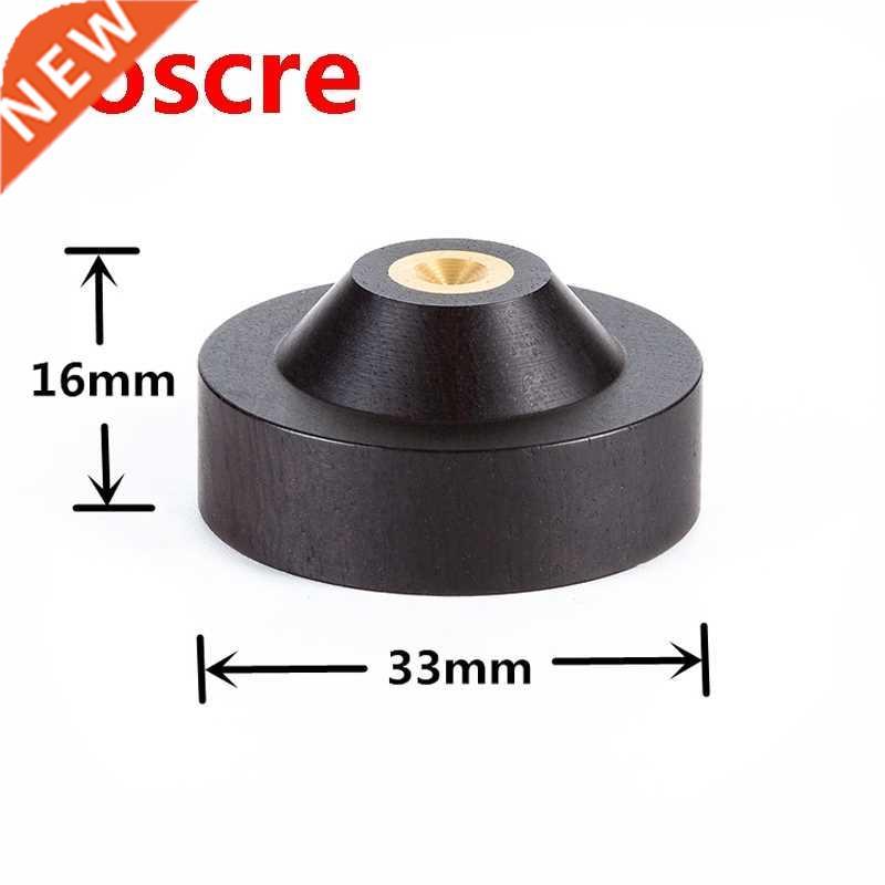 33mmx16mm Speaker Spike Isolation ebony Wood Stand Feet Base