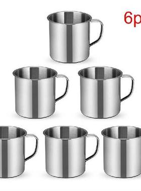 1/3/6pc Stainless Steel Travel Camping Mug Beer Whiskey