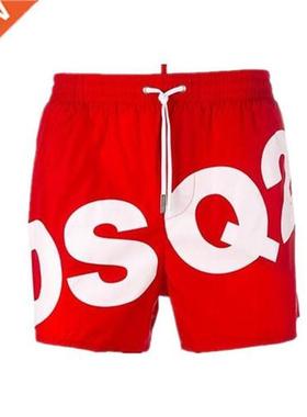 New DSQ2 Mens Summer Double Layer Breathable Beach Quick Dr