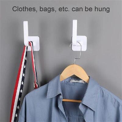 Kitchen Bathroom Accessories Self-Adhesive Wall Hooks