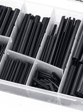 450Pcs Split Spring Roll Pins Cylindrical Elastic Open Posit