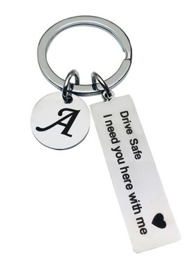 Personalized Drive Safe I Need You Here With Me Couples Key
