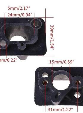 Intake manifold   2pcs 40-5 43CC 52CC brush cutter intake