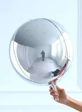 137Pcs Silver Disco Foil Balloons Garland Arch Chrome Metal