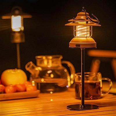 20-120LM Camping Lantern Rechargeable Hanging Flashlight