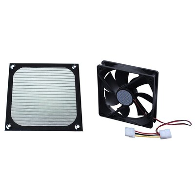 1Pcs 12Cm x 12Cm PC Cooler Fan Aluminum Dustproof Meshy Filt