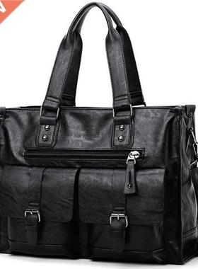 2022 New Casual Men's Briefcase Crossbody Retro Busi