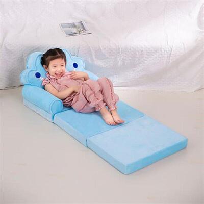 Children Folding Small Sofa Bed Nap Cartoon Cute Lazy Lying