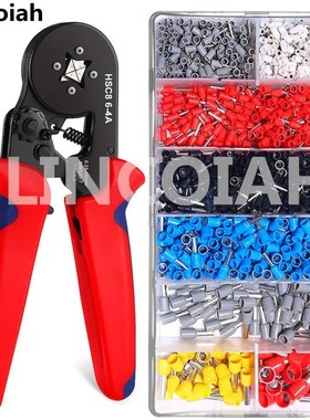 Lincoiah 1250pcs/Box Wire Terminal Crimp Connector Insulated