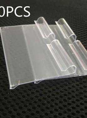 30PCS Plastic Sign Label Holder Wire Shelf Retail Price Tag
