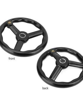 Three Spoked Lathe Handwheel 250*25mm Black Anti-slip 3 Spok