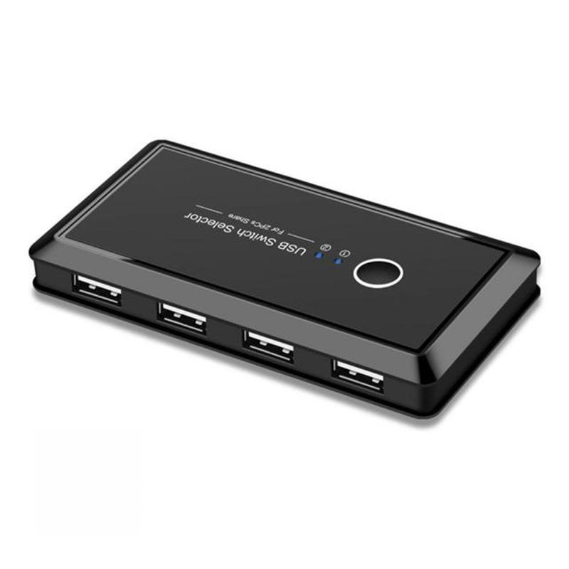 USB 2.0 Peripheral Sharing Switch Selector 2 PCs Sharing 4 U
