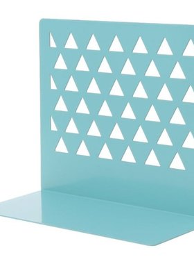 Metal Hollow Desktop Organizer Bookends Book Ends Support St