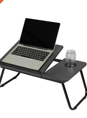 Laptop Table Simple Computer Desk With Fan For Bed Sofa Fold