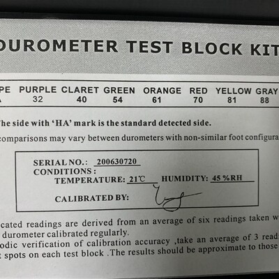 Shore Hardness Test Block type A for shore Durometer/ rubber