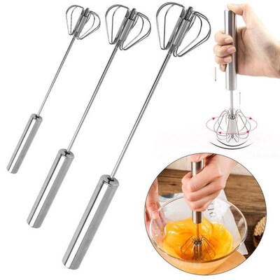 Semi Automatic Egg Beater Manual  Milk Stirrer Drink Coffee