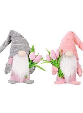 Tulip Rudolph Doll Toys Gnome Stuffed Dolls Home Decoration