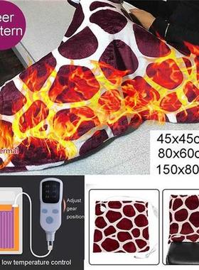 Cozy Soft Flannel Electric Heated Winter Blanket Blanket Ele